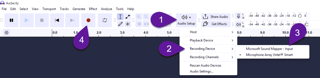 audacity how to import audio