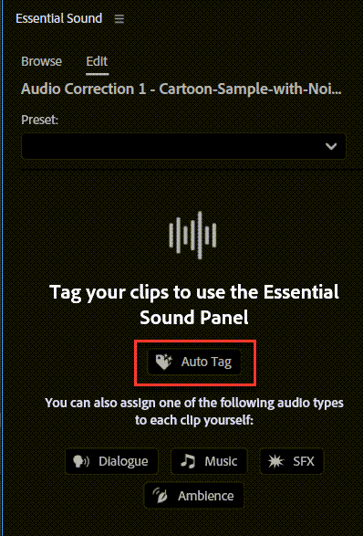 auto tag in premiere pro
